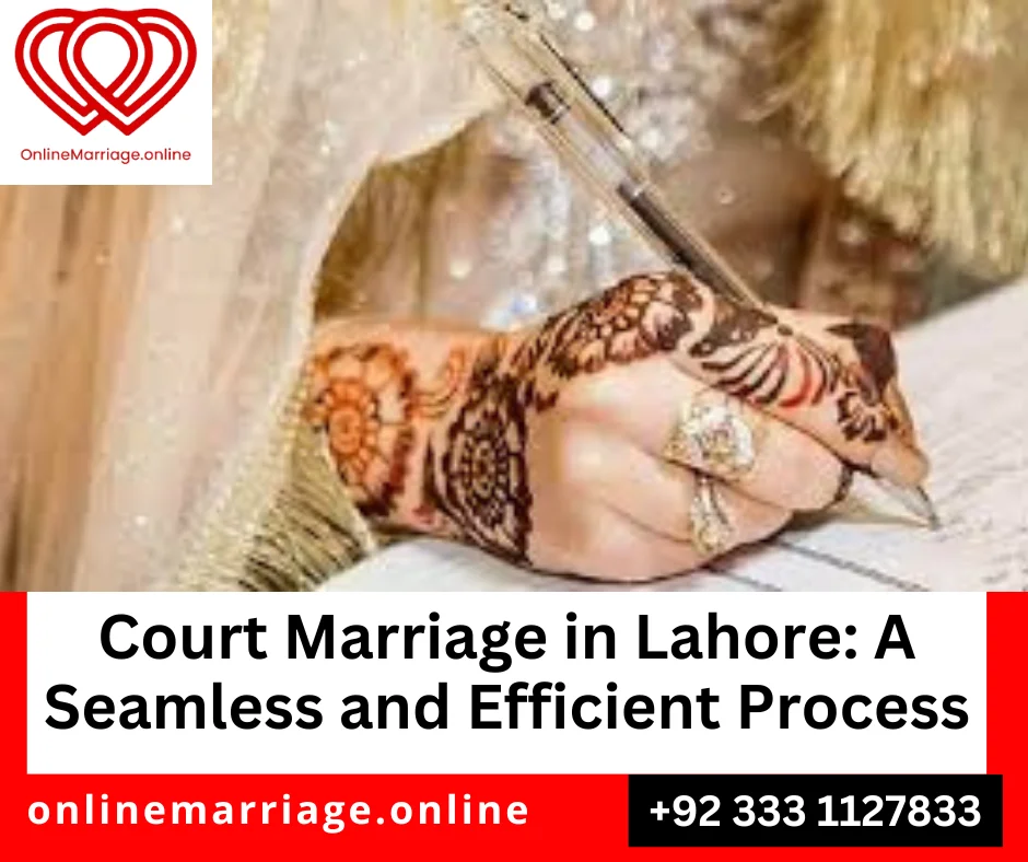 Legal requirements for court marriage